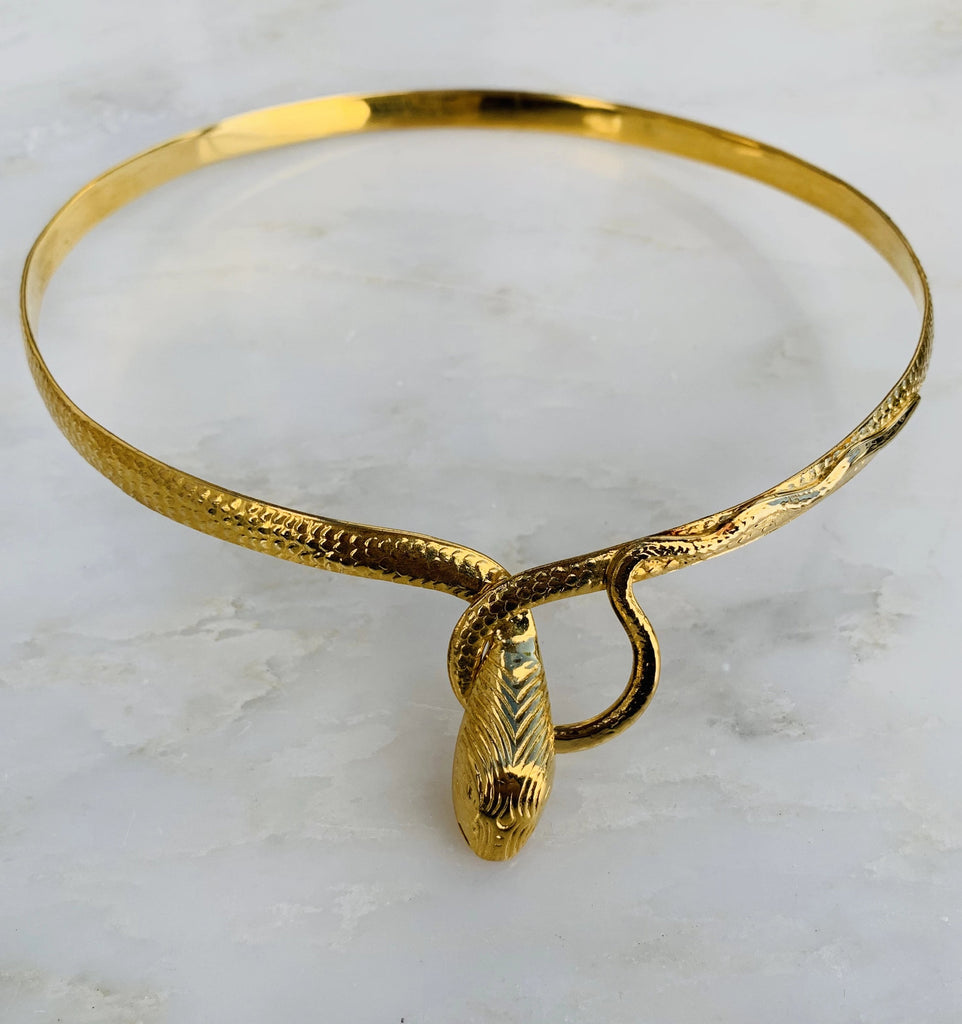 Medusa Choker, Gold – Natalie B. Jewelry