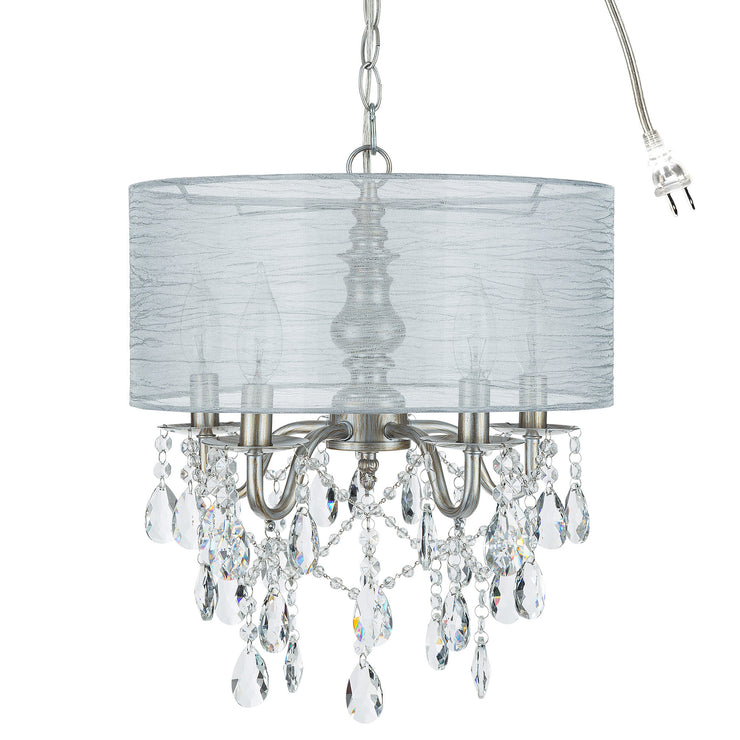 french plug in chandelier