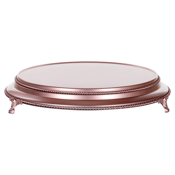  16  Inch  Round  Wedding  Cake  Stand  Plateau Rose Gold 