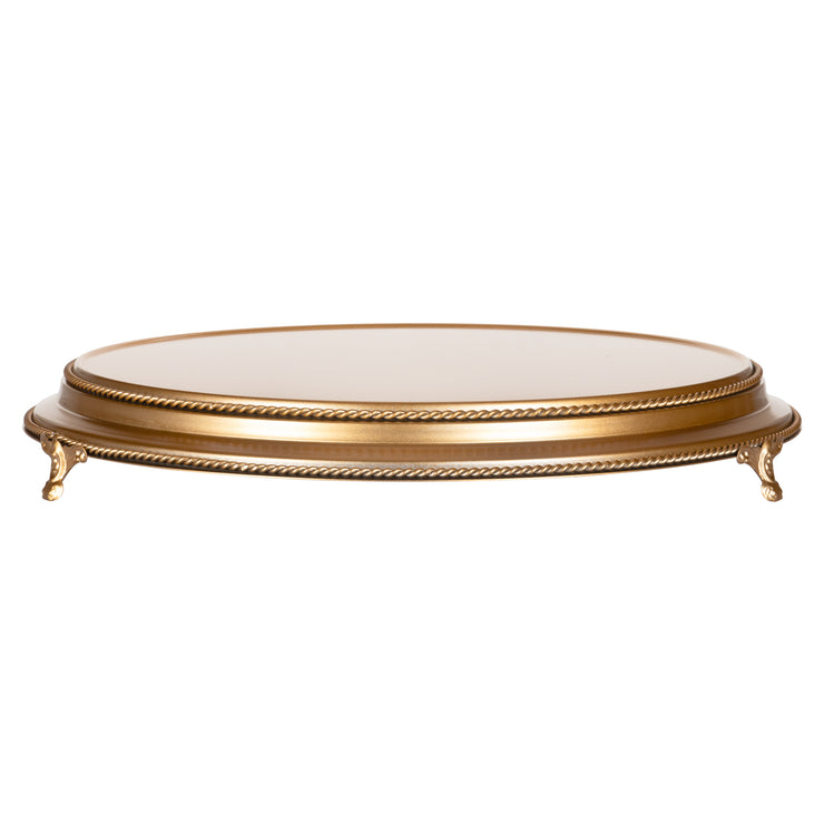  18  Inch  Round Wedding  Cake  Stand  Plateau Gold Amalfi Decor