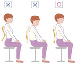 Proper posture while sitting