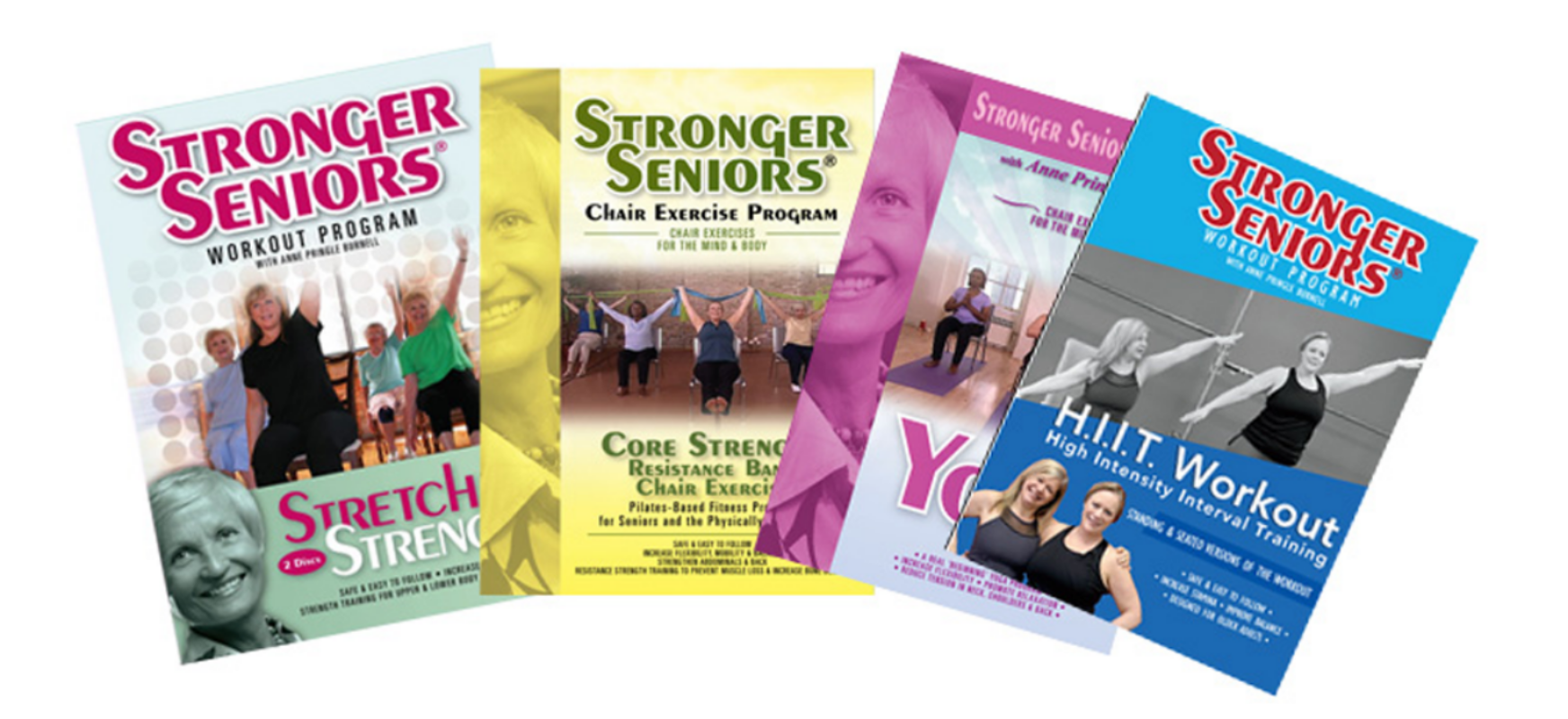 Stronger Seniors Chair Exercise 5 Video Package on DVD – Stronger