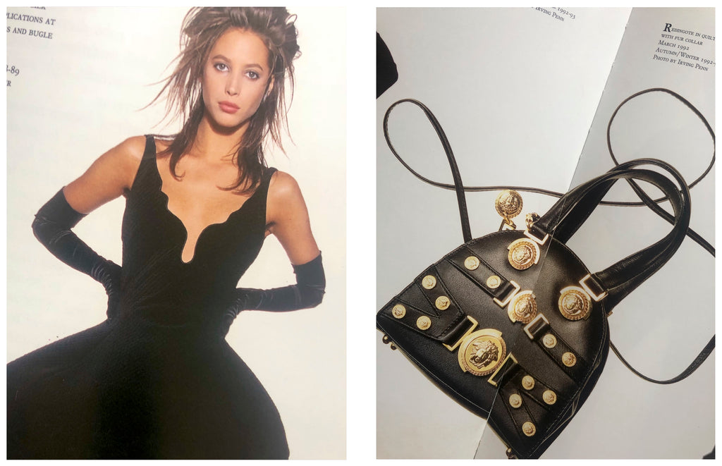 GIANNI VERSACE HANDBAG 1991 Couture Embellished Evening Bag 