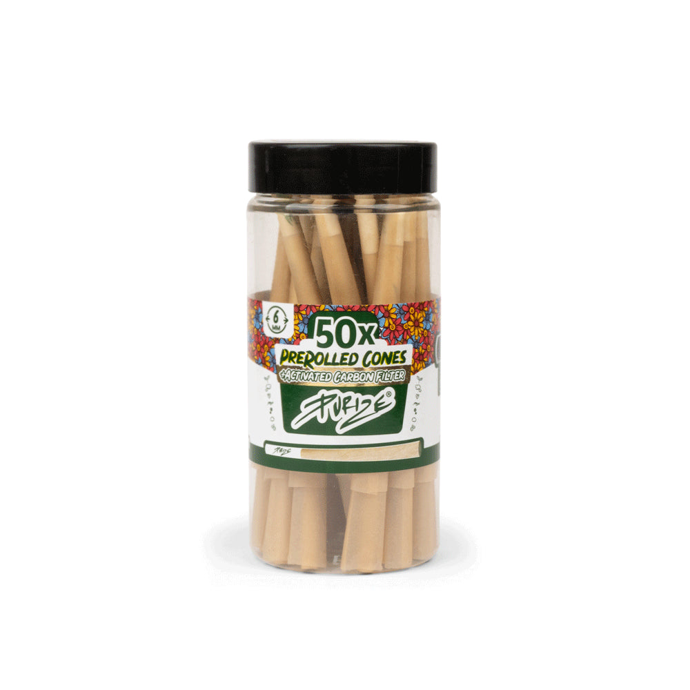 PURIZE® 50x Pre-Rolled Cones XTRA Slim | 109mm | Mit XTRA Slim Size Filter