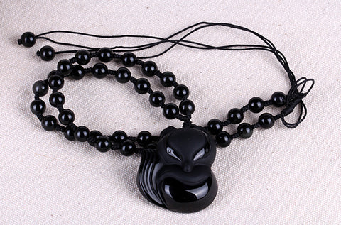 黒いキツネ [Kuroi kitsune | Black Fox] 100-Natural-High-Quality-Fine-carving-Chinese-natural-black-A-obsidian-carved-fox-black-jade-pendant_480x480