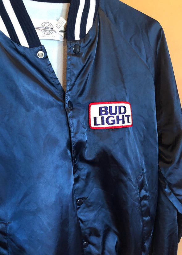 Vintage Bud Light Satin Bomber Jacket – Electric West