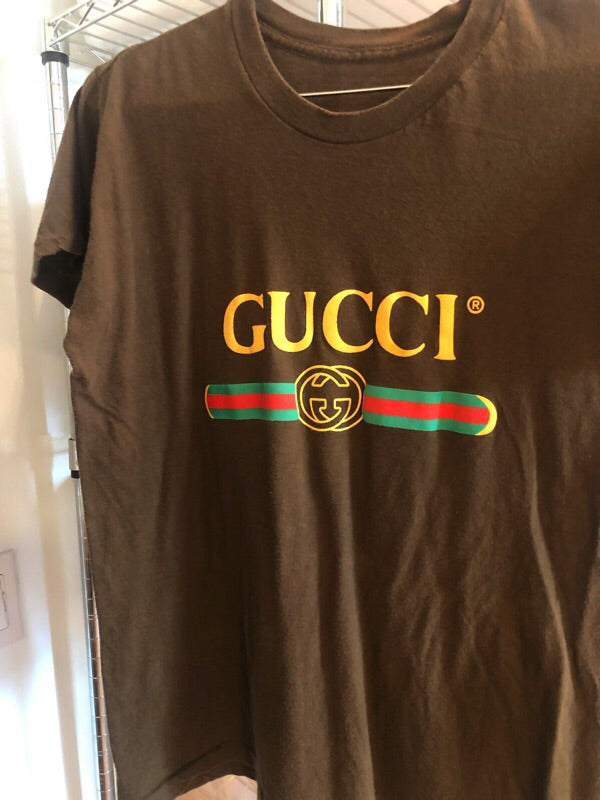 vintage gucci bootleg t shirt