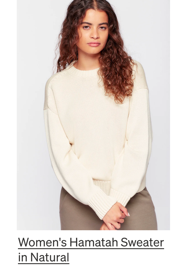 Women's Hamatah Sweater in Natural