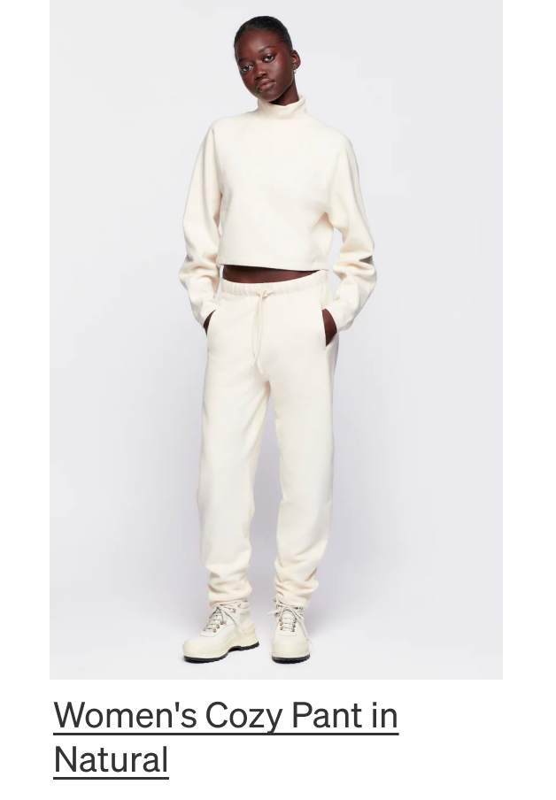 Women's Cozy Pant in Natural