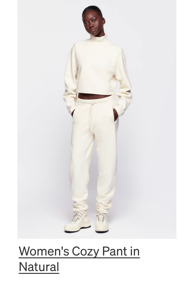 Women's Cozy Pant in Natural