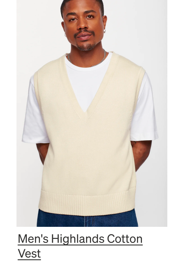 Men's Highlands Cotton Vest