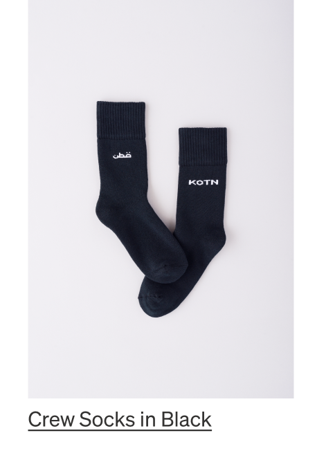 Crew Socks Black