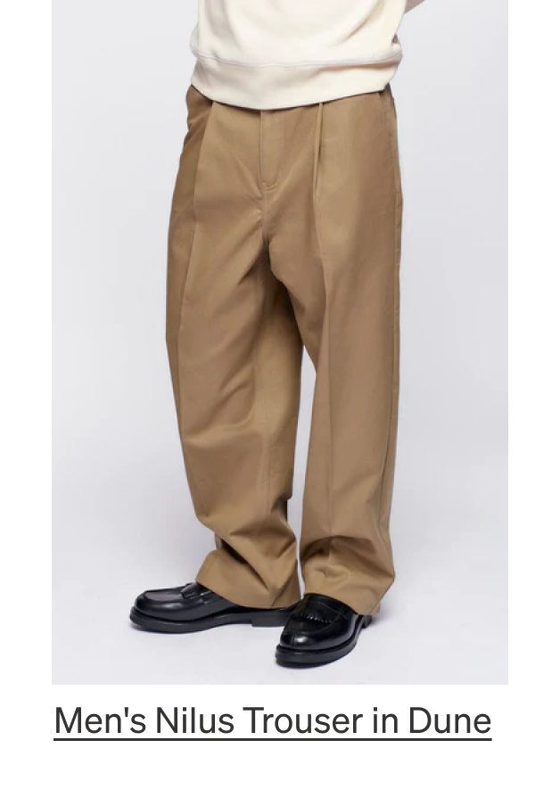 Men's Nilus Trouser in Dune