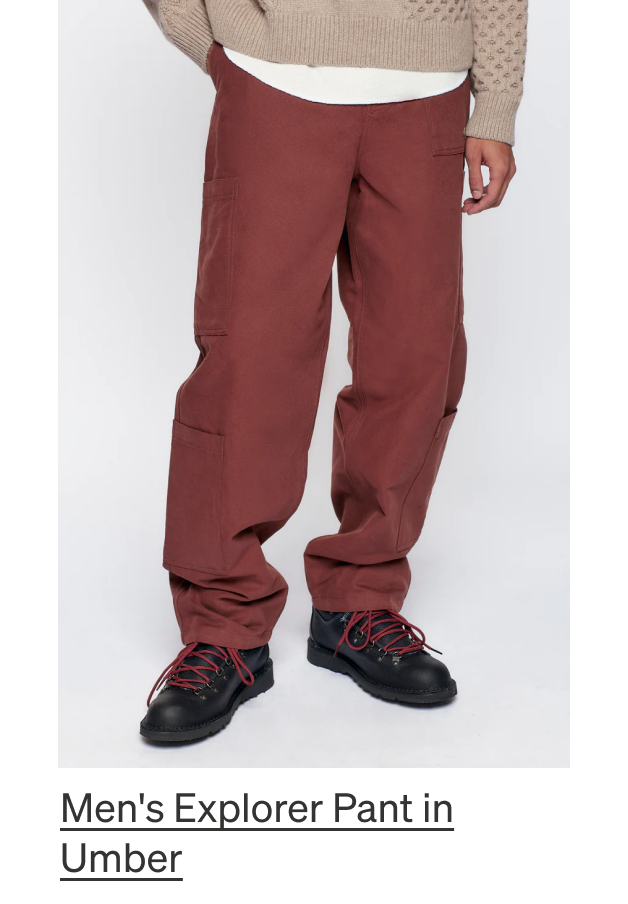 Men's Explorer Pant in Umber