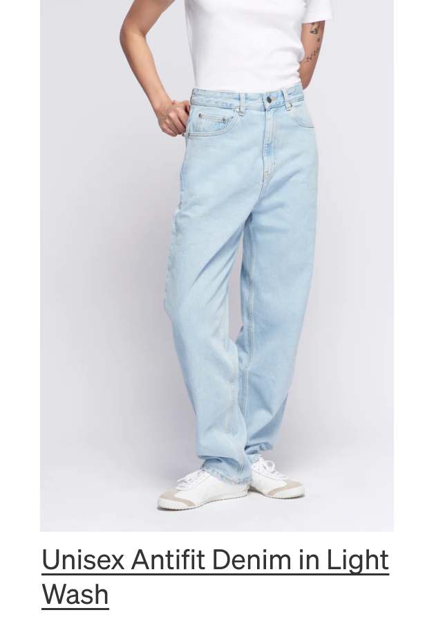 Antifit Denim Light Wash