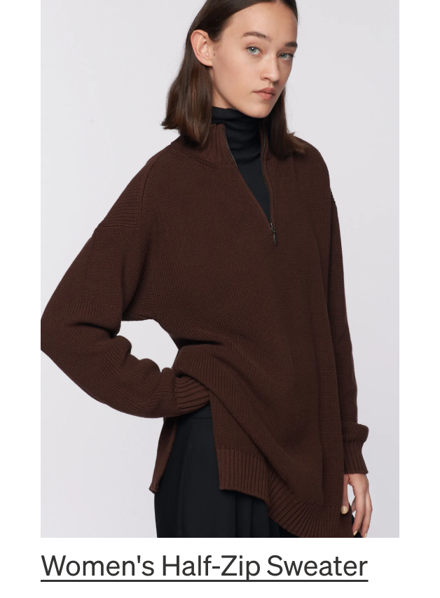 Women's Half-Zip Sweater