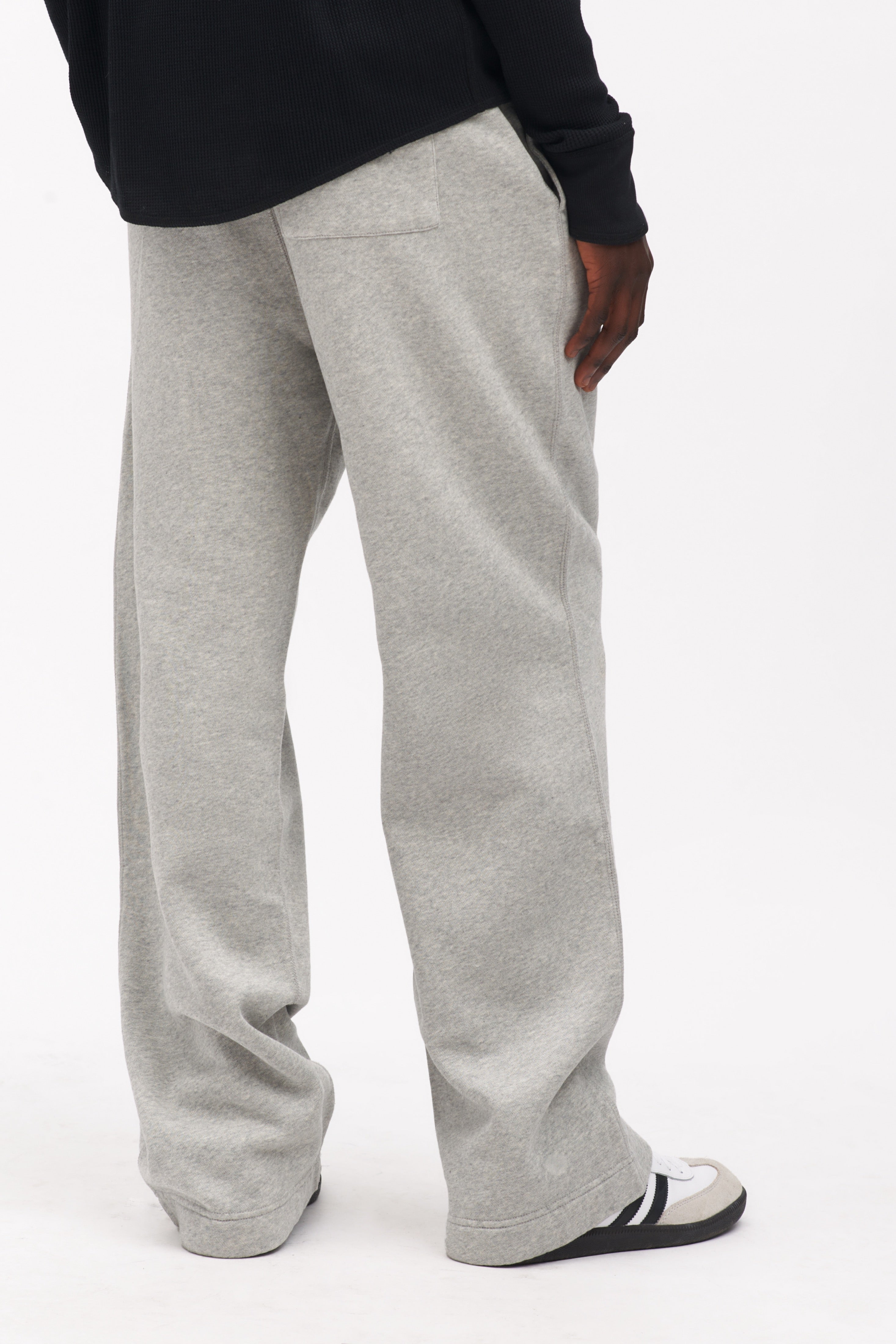Topman straight leg sweatpants in gray heather
