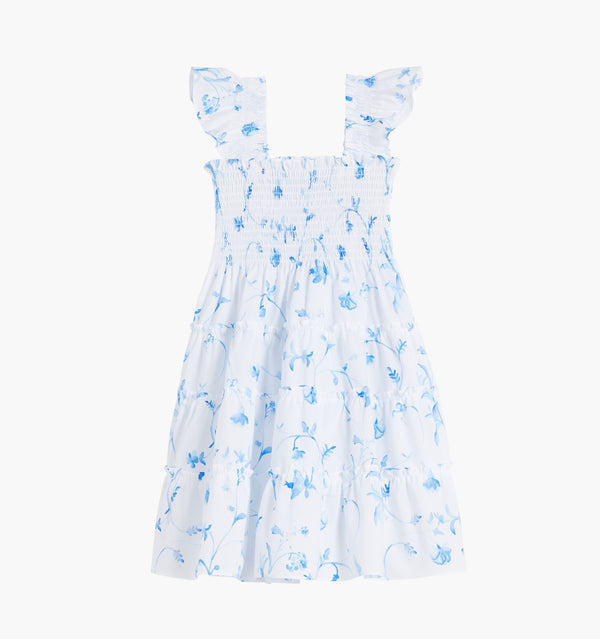 The Tiny Tulle Ellie Nap Dress | Powder Blue | Hill House Home - 7-8Y