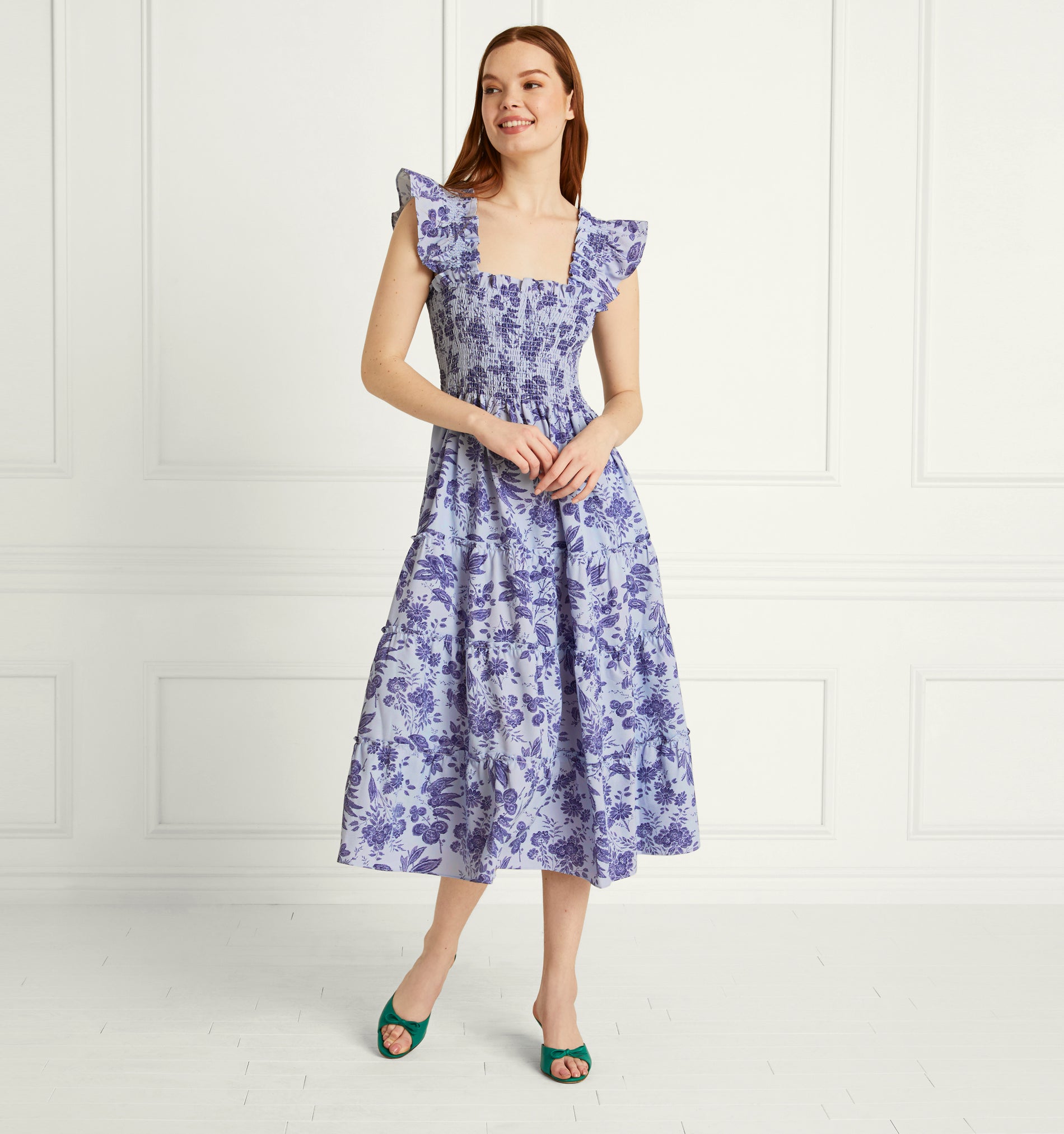 Floral Bell Sleeve Dress by Draper James for $38