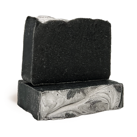 activated charcoal bar soap exclusively from herb'neden | handmade all natural skincare