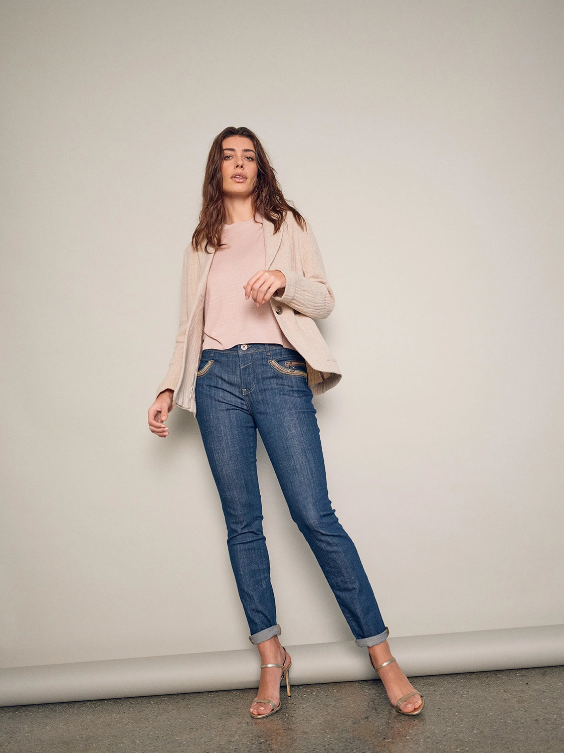  MOS MOSH | NAOMI CEDROS JEANS - BLUE 165610