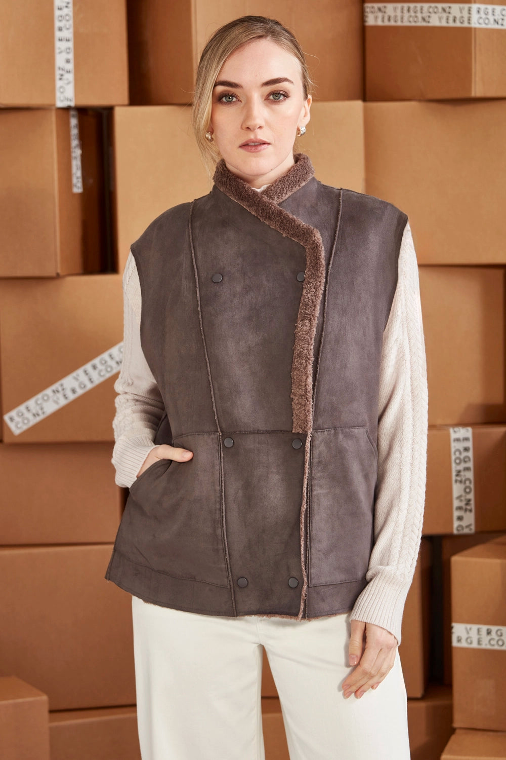  VERGE | SWITCH VEST - GUNMETAL