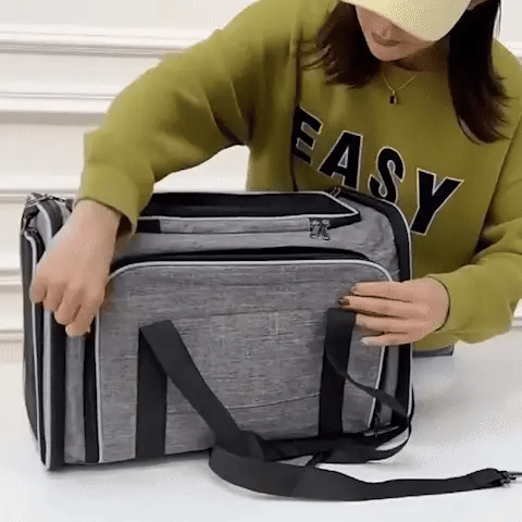 Sac Transport Chat Extensible - La Patte Velue