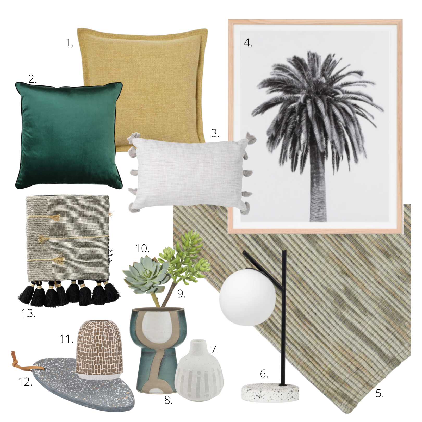 Travel with your Interiors Blog, Palm Springs Mood Board.png