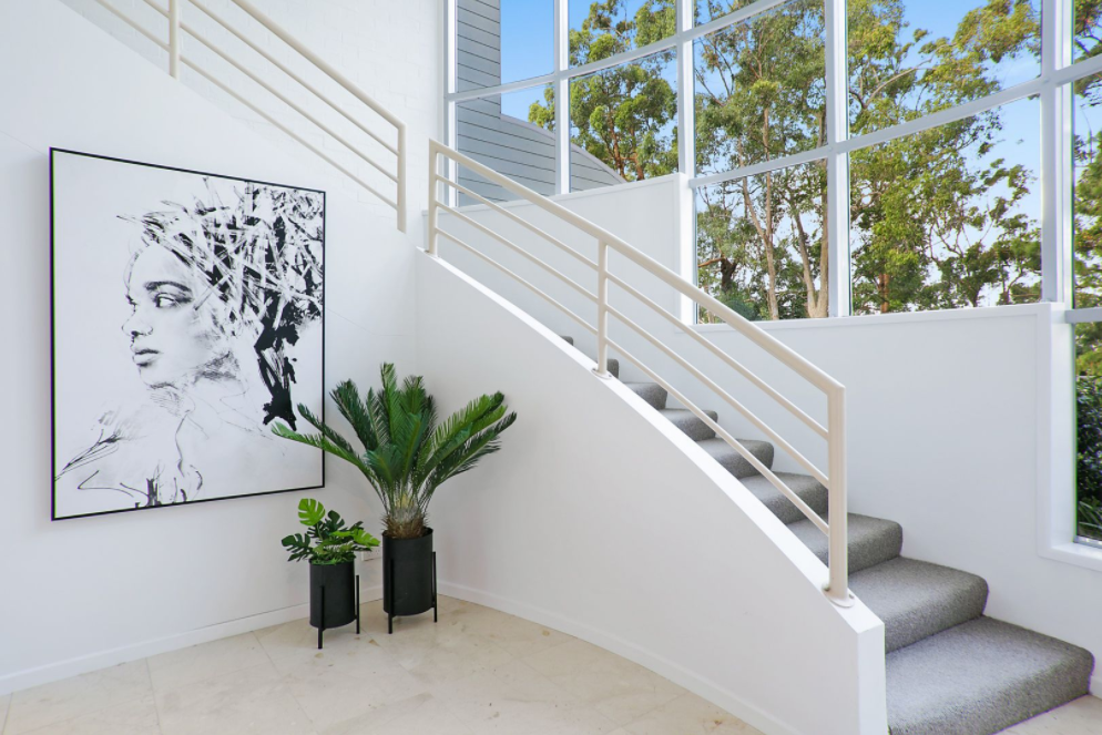 property-styling-qld-currumbin-waters-stairwell-styling