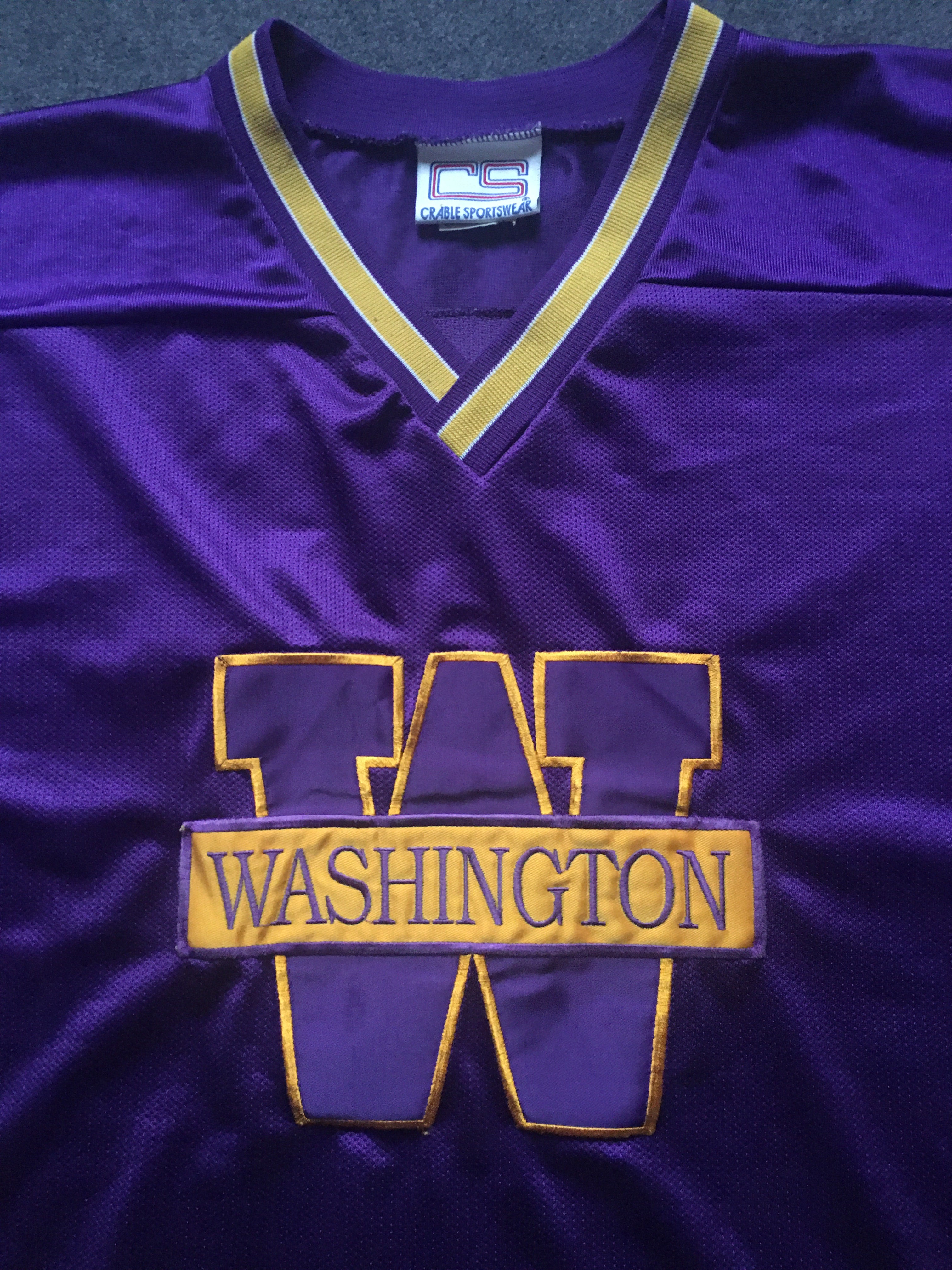 vintage washington huskies jersey