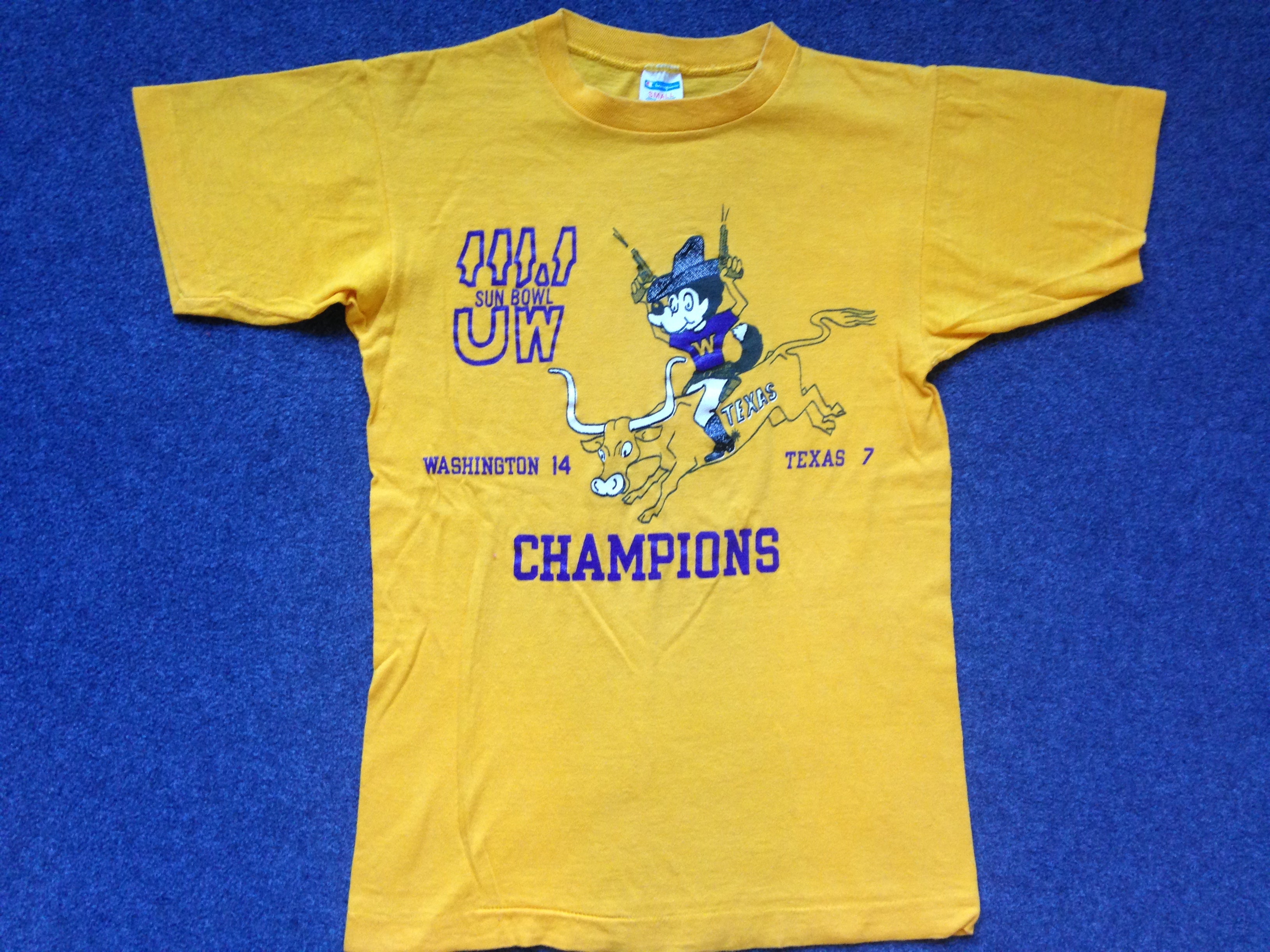 Washington Huskies 1979 Sun Bowl shirt - S - VintageSportsGear