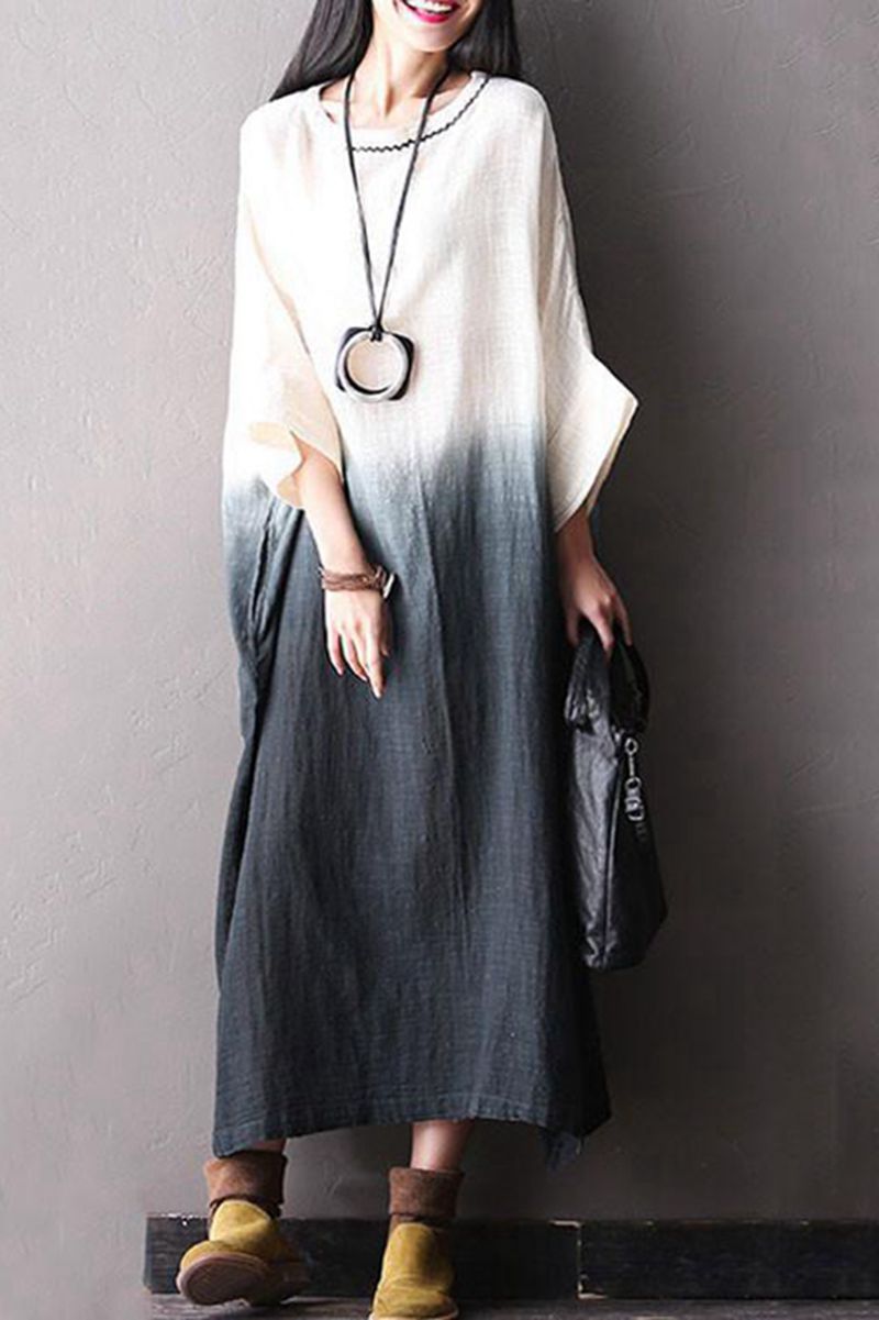 plus size linen long dresses