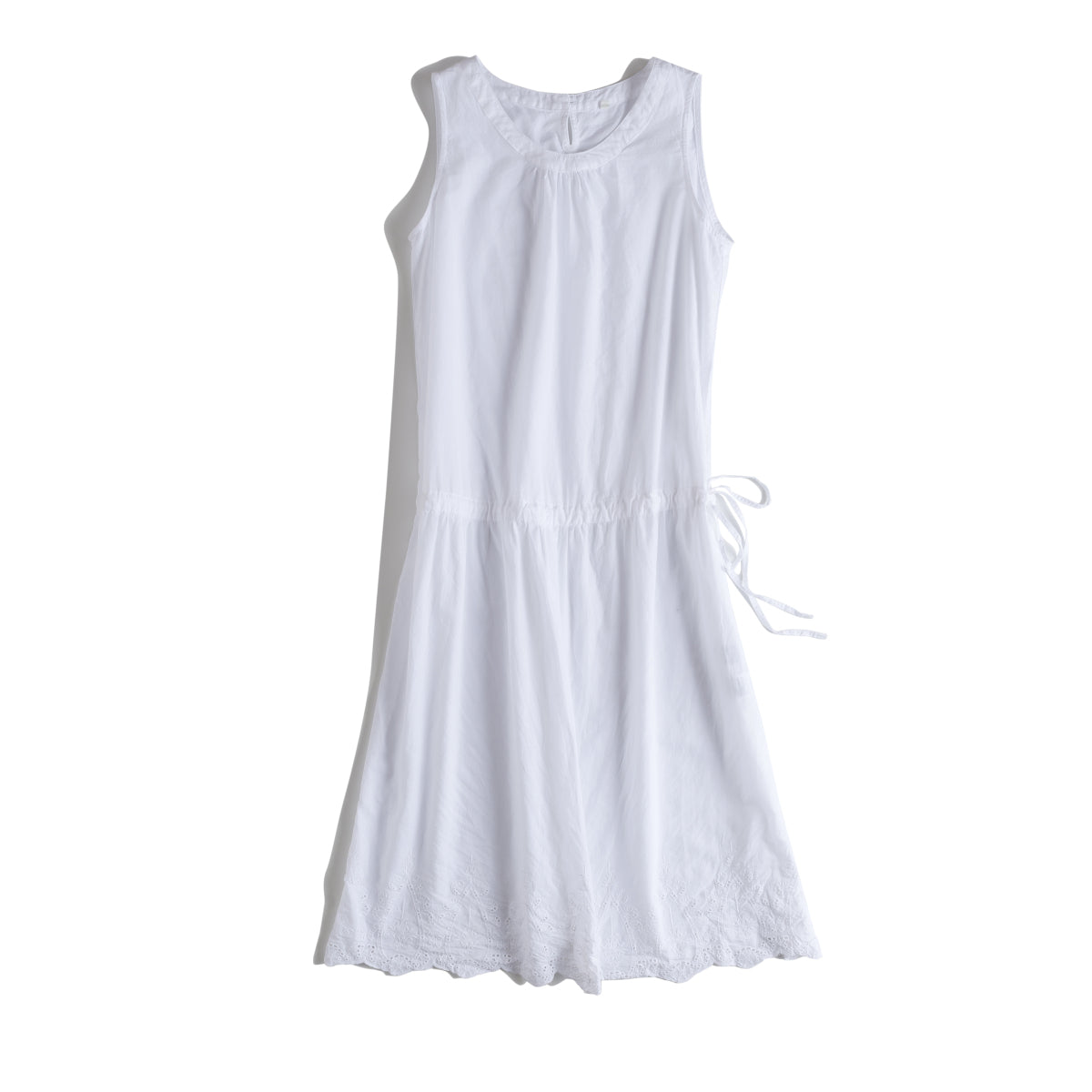 Women Casual Drawing Cotton Sundresses 