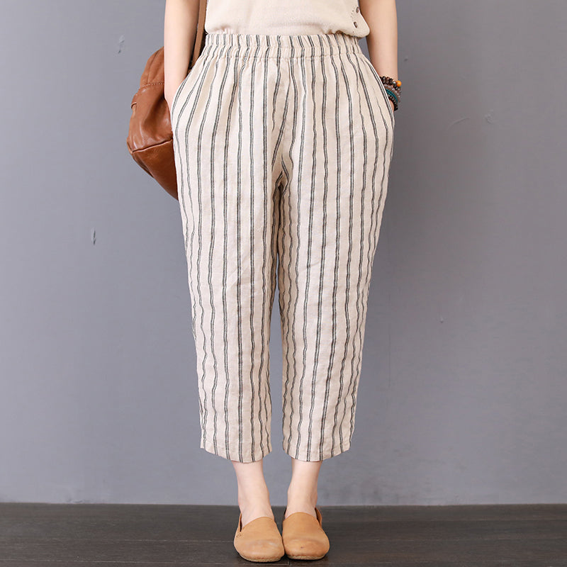 striped pants women