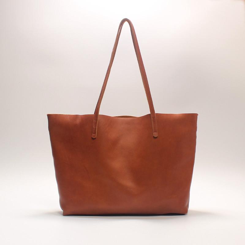 Brown Leather Tote Bag,Handbags,Women Bag– FantasyLinen