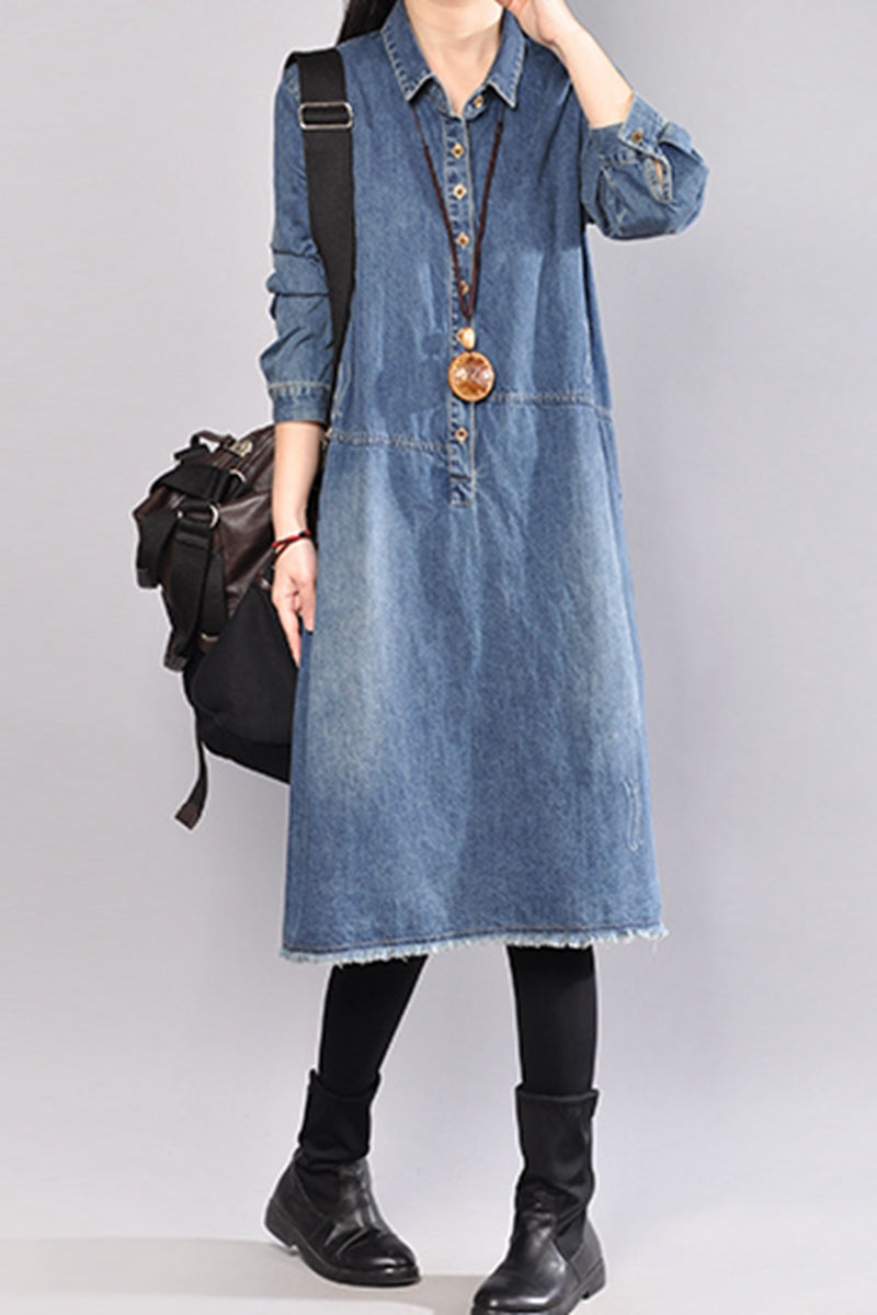 womens cotton shirt dress