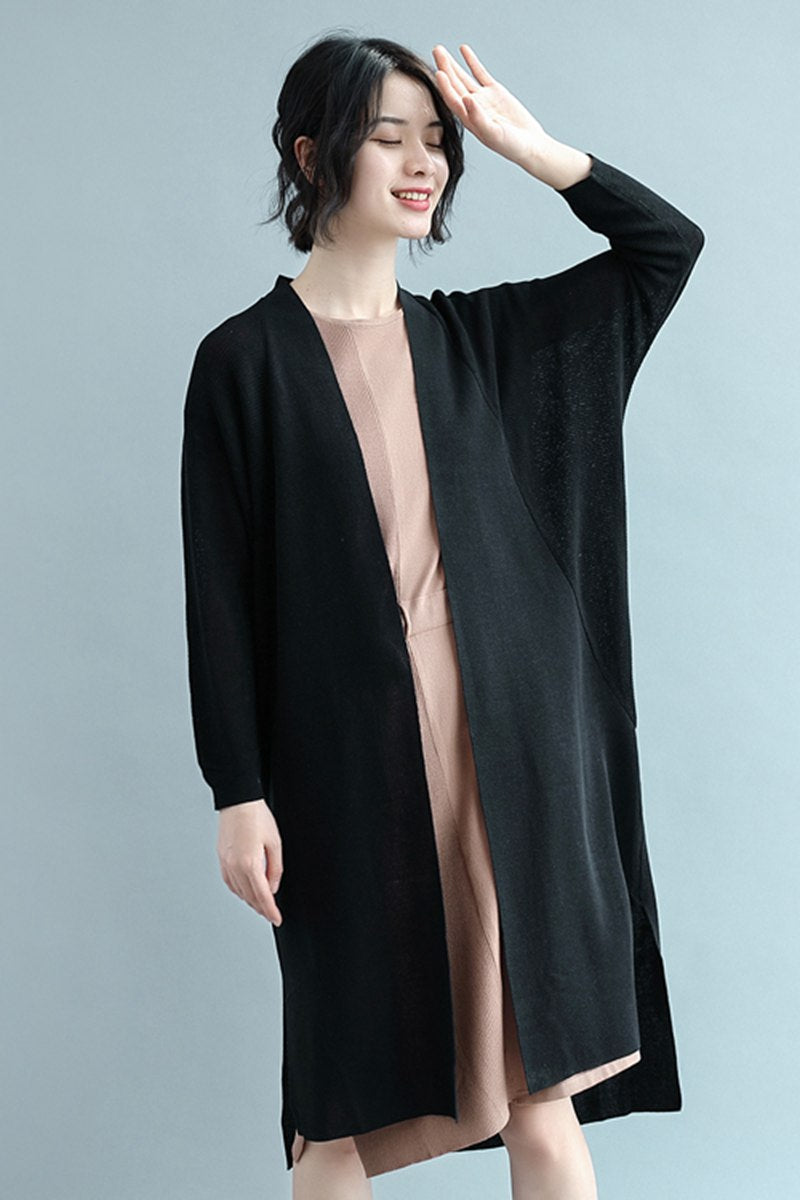 long black summer jacket