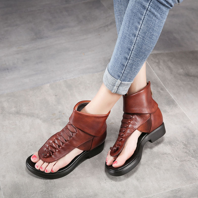 Fashion Soft Leather Low Heels Brand 