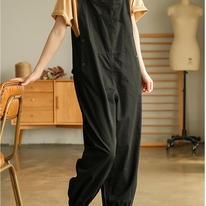 Cotton Overalls Women Outdoor Workwear Overalls Overalls Pants With Fantasylinen 0093