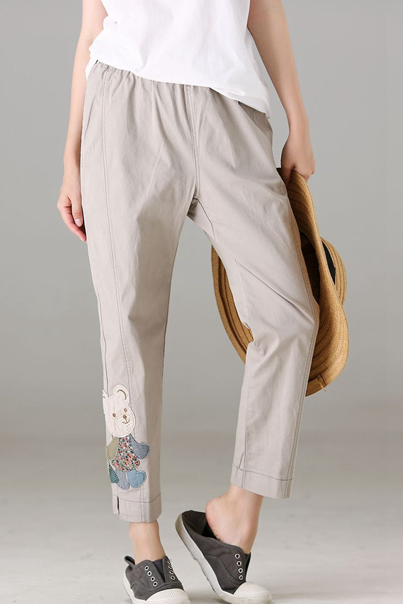 cotton pencil pants