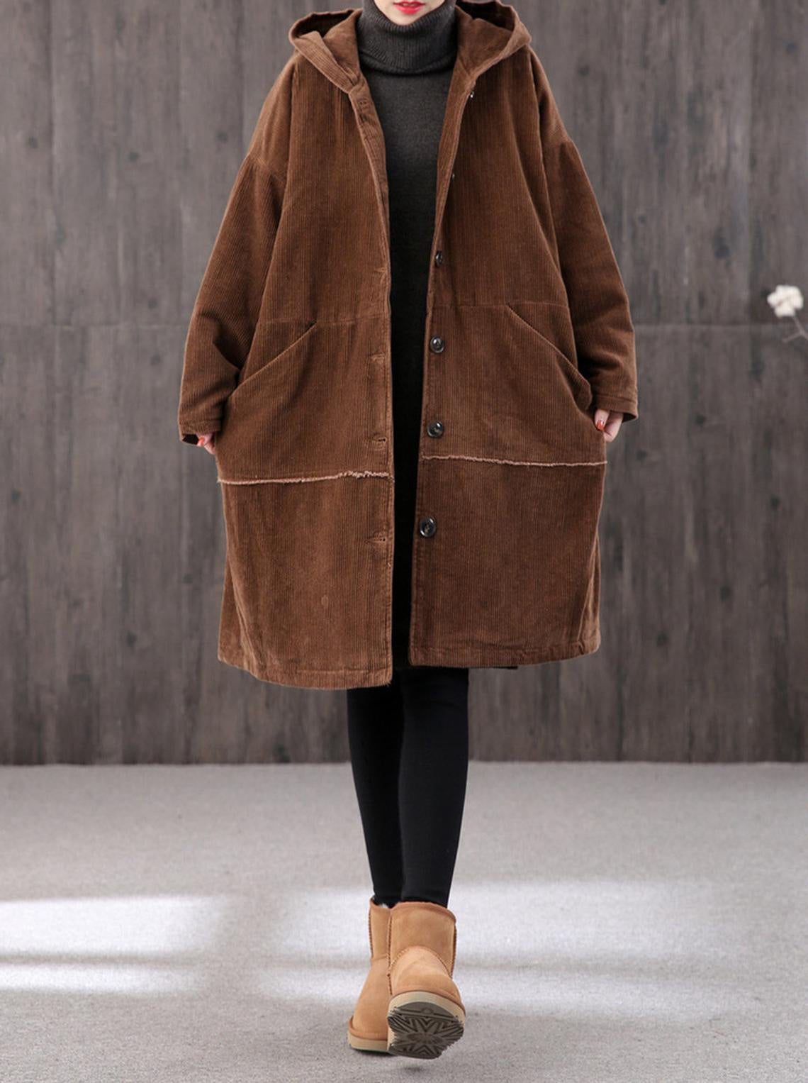 large size womens coats