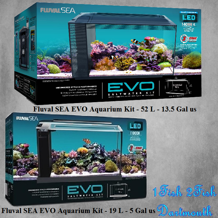 FLUVAL SEA FLEX SALTWATER AQUARIUM KIT - 32.5 GALLON - BLACK