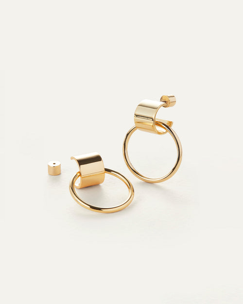 Large Gold Earring Backs - JBacks-LgGold-5pk - Sensitively Yours