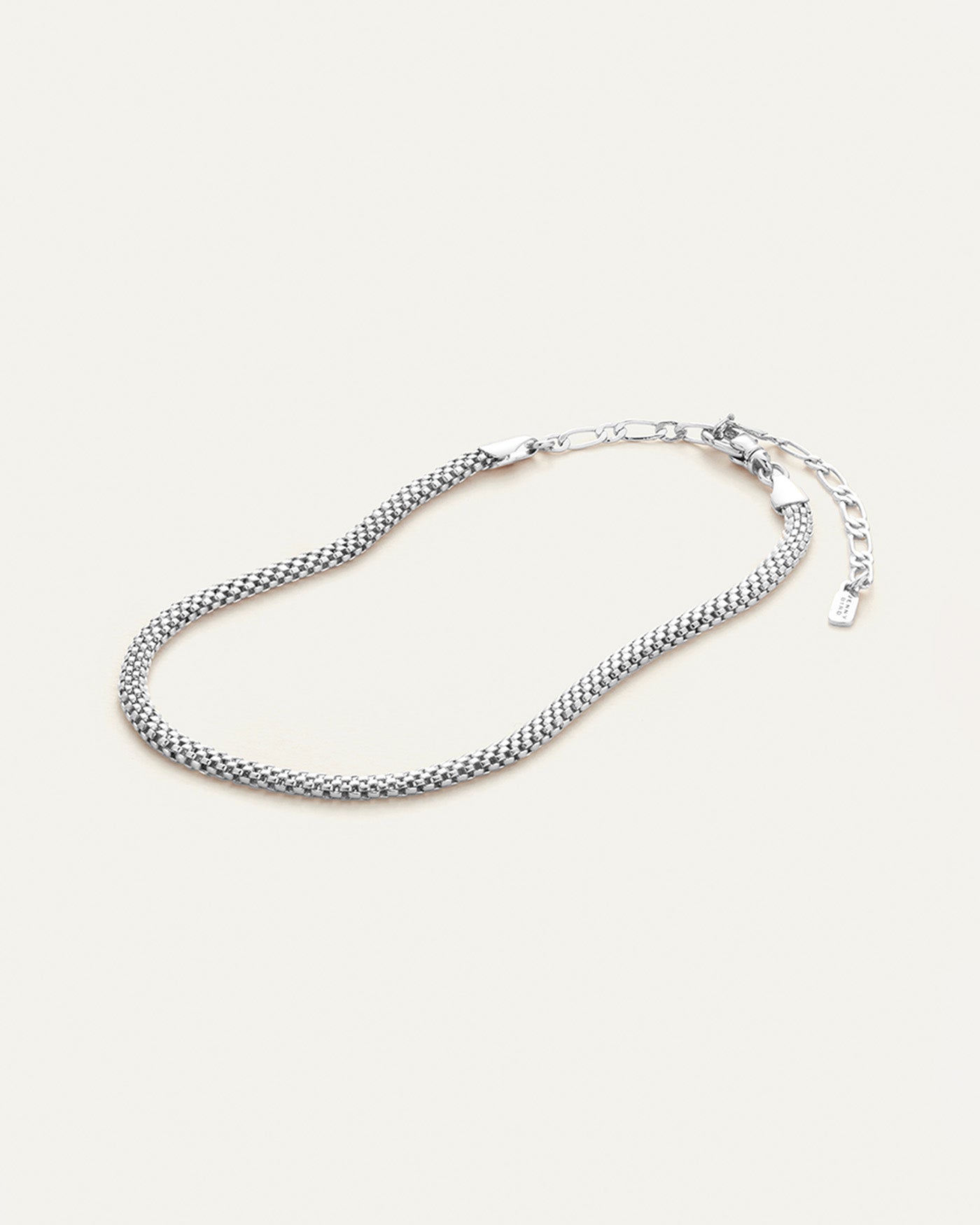 Priya Snake Chain Necklace Silver