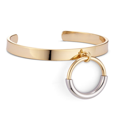The Rogue Cuff by Jenny Bird in Two-Tone