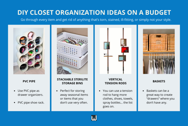 DIY Closet Organization Ideas on a Budget