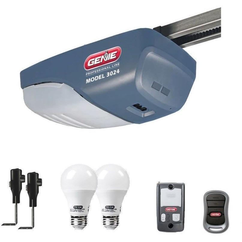 Genie IntelliG Pro Series Model 3024 Garage Pack with 2 Genie Led bulb ...