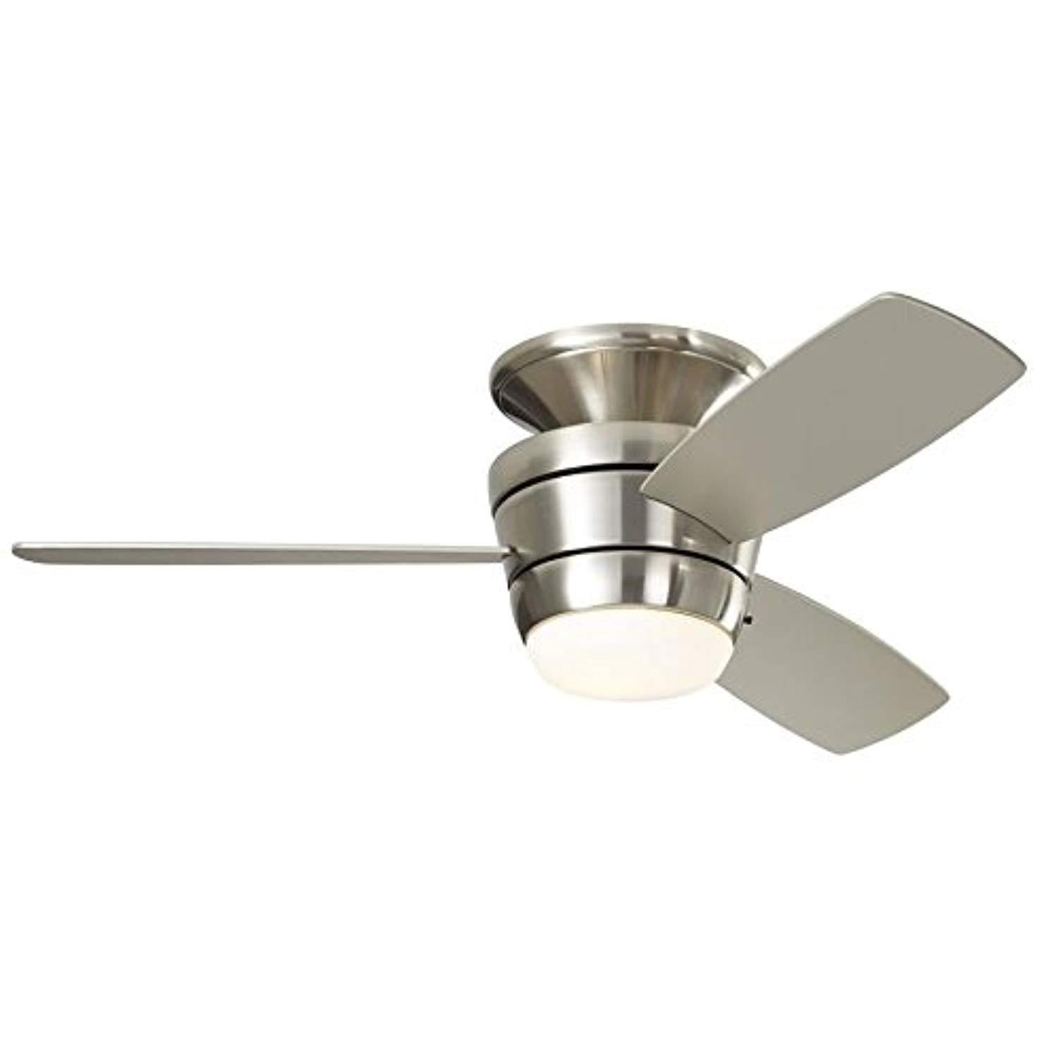 Harbor Breeze Mazon 44 In Brushed Nickel Led Indoor Flush Mount Ceilin Wholesale Home