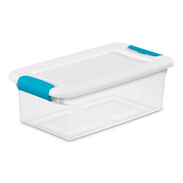 Sterilite 56 Quart/53 Liter Storage Box, White Lid w/ Clear Base, 8-Pa–  Wholesale Home