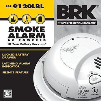 Brk First Alert 9120b Hardwired Smoke Alarm Dual Ionization Wholesale Home